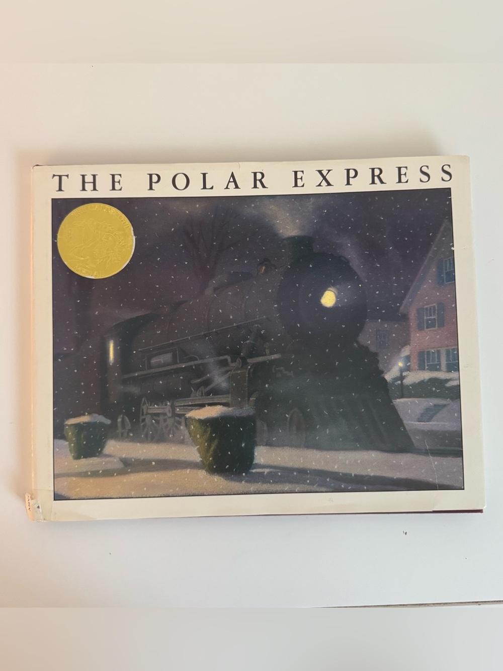 The Polar Express Hardcover Book - Black Engine Illustration